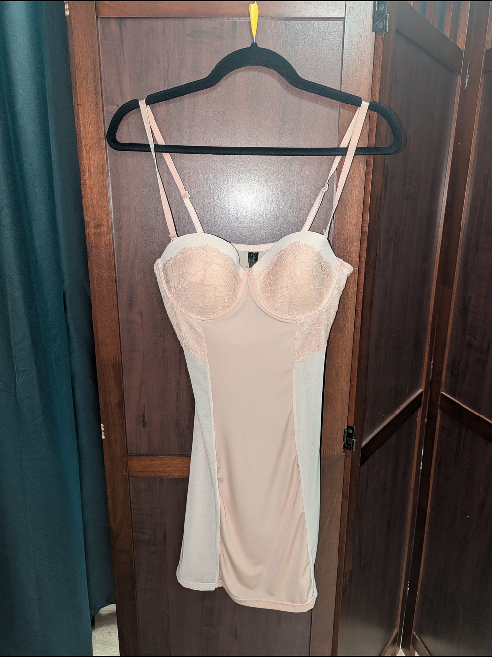 Marilyn Monroe Blush Lace Trim Slip